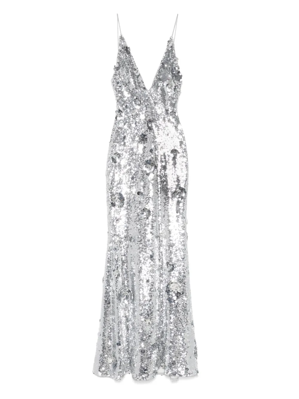 

Платье макси Claudie The New Arrivals Ilkyaz Ozel, серебяный