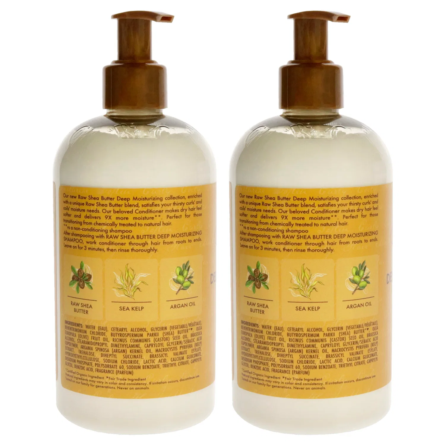 Восстанавливающий кондиционер с натуральным маслом ши от Shea Moisture (.), унисекс, 383 мл, белый — фото 2