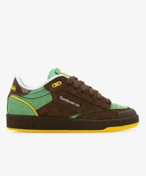 Унисекс кроссовки Club C Bulc Reebok тёмно-зелёные — фото 2