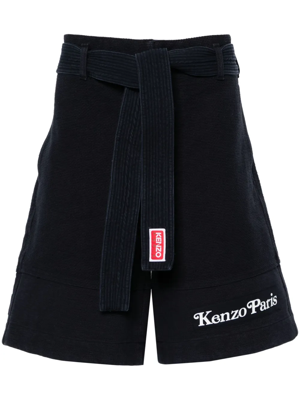 

Шорты с нашивкой-логотипом KENZO, синий