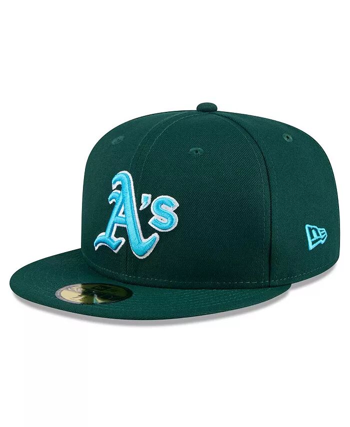 

Мужская зеленая кепка Oakland Athletics 2024 ко Дню отца 59FIFTY Fitted New Era