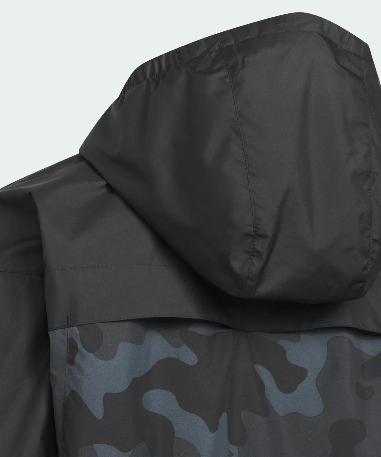 Толстовка с капюшоном Essential Camo Pack Regular Fit Mesh Lining Woven Track Top Adidas, черный — фото 4