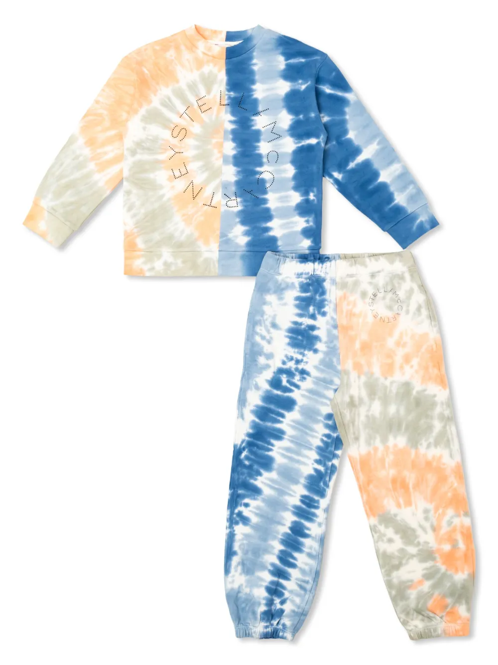 

Толстовка с логотипом Stella McCartney Kids, синий