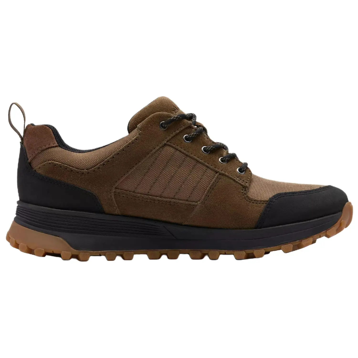 Clarks Атл Трек GTX низкие повседневные туфли мужские хаки, цвет Khaki — фото 2