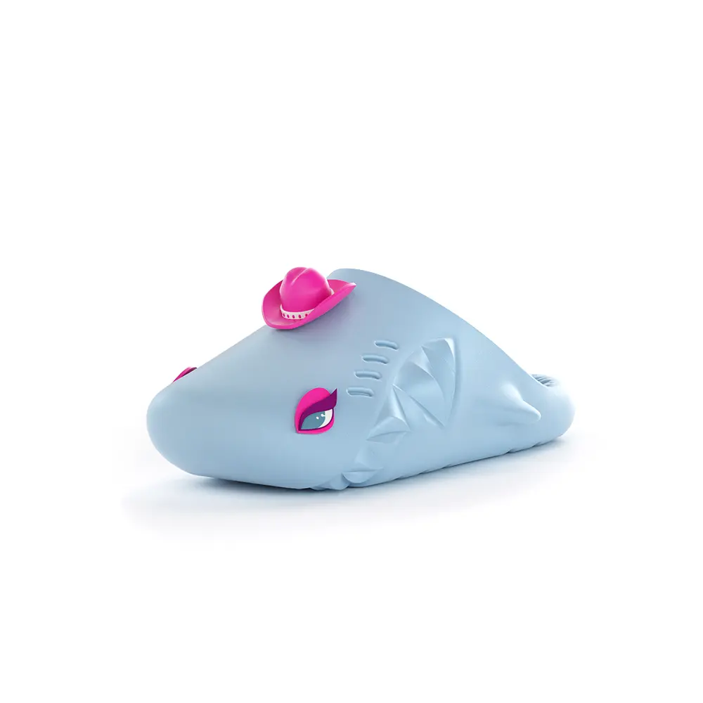 HelloSlippers Sharkicks Мюли, закрытые тапочки унисекс черные, цвет Black — фото 3