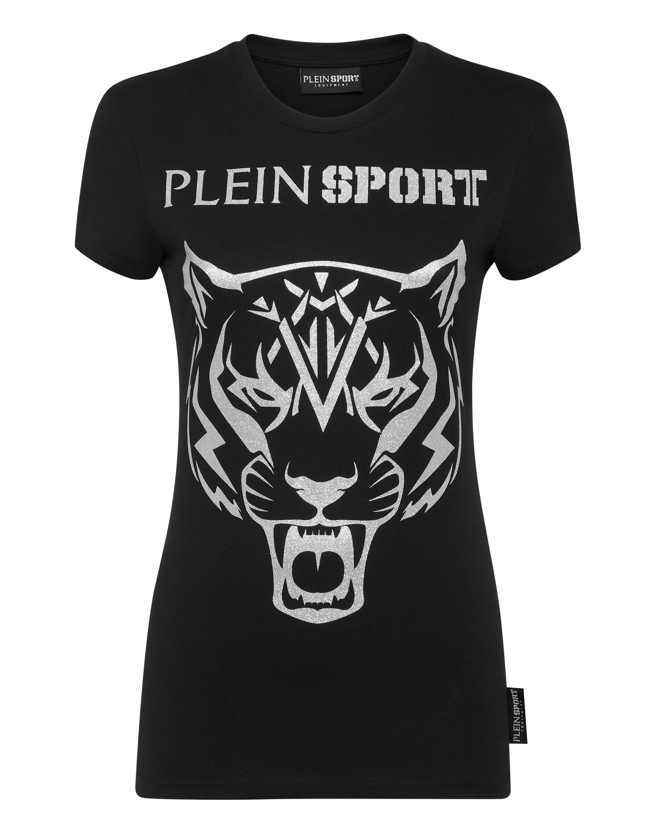 

Футболка с круглым вырезом Sexy Pure Fit Glitter PLEIN SPORT, черный