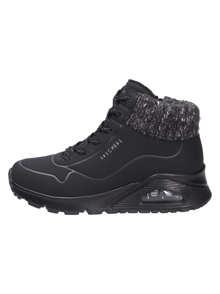Skechers Зимние ботинки UNO DARLING черного цвета — фото 2