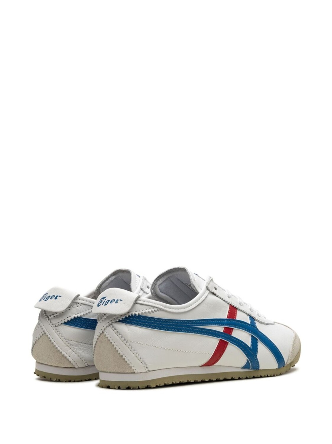 Мексика 66 Бело/Синие Кроссовки Onitsuka Tiger, белый — фото 3