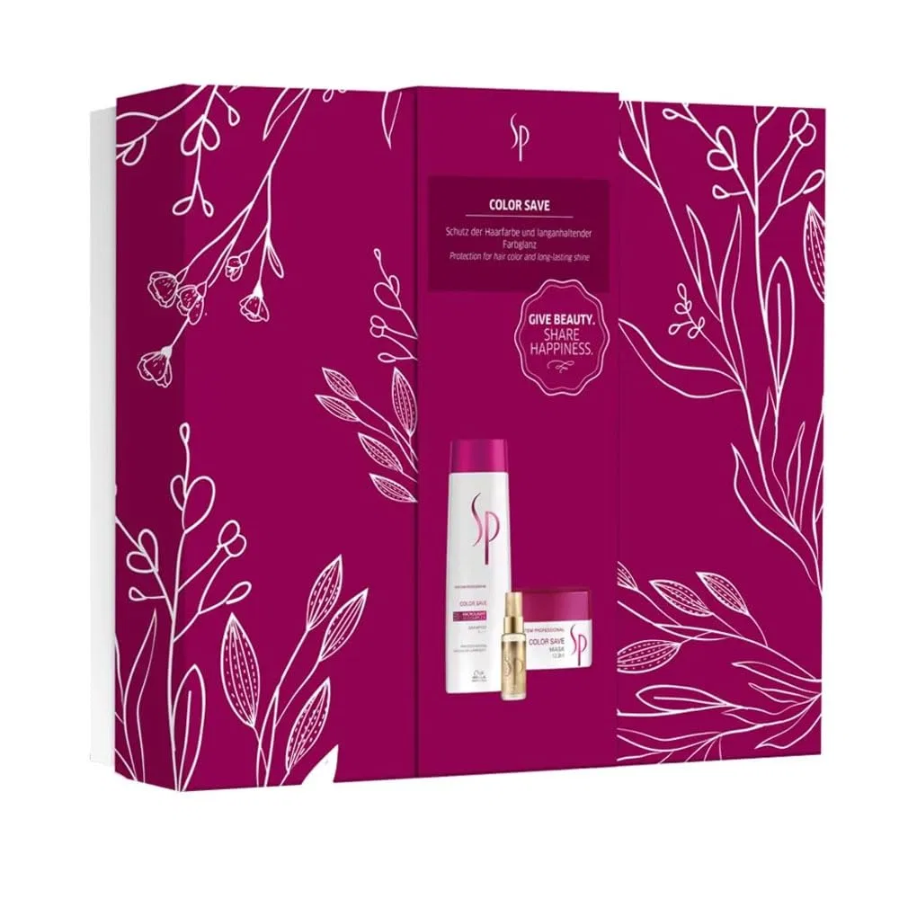 Подарочный набор Wella SP Colour Save: шампунь 250 мл + маска 200 мл + масло Luxeoil 30 мл Wella Professionals