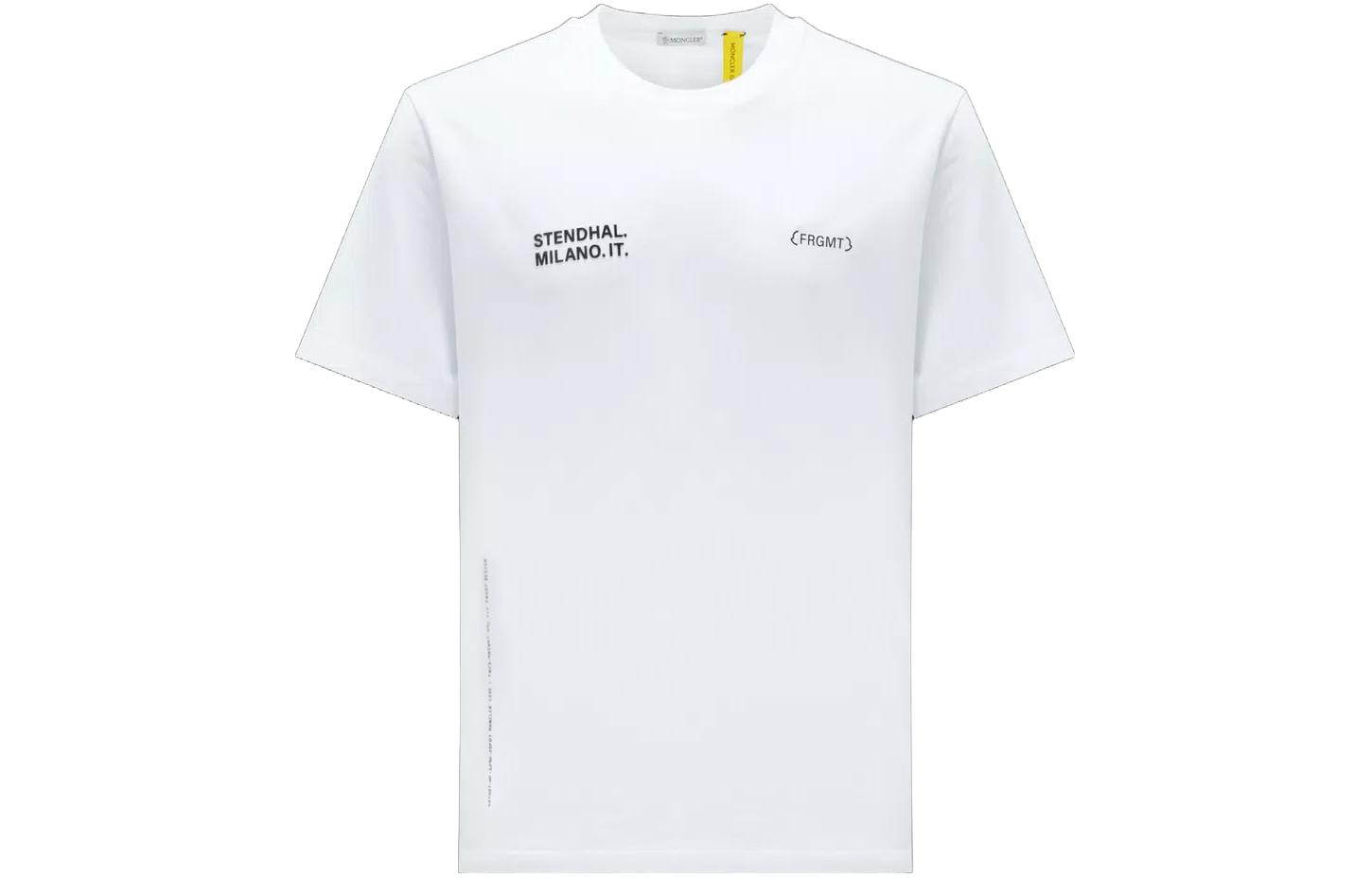 

Moncler Футболка FRGMT X FRGMT Co branded SS23 Unisex White, Белый, Moncler Футболка FRGMT X FRGMT Co branded SS23 Unisex White