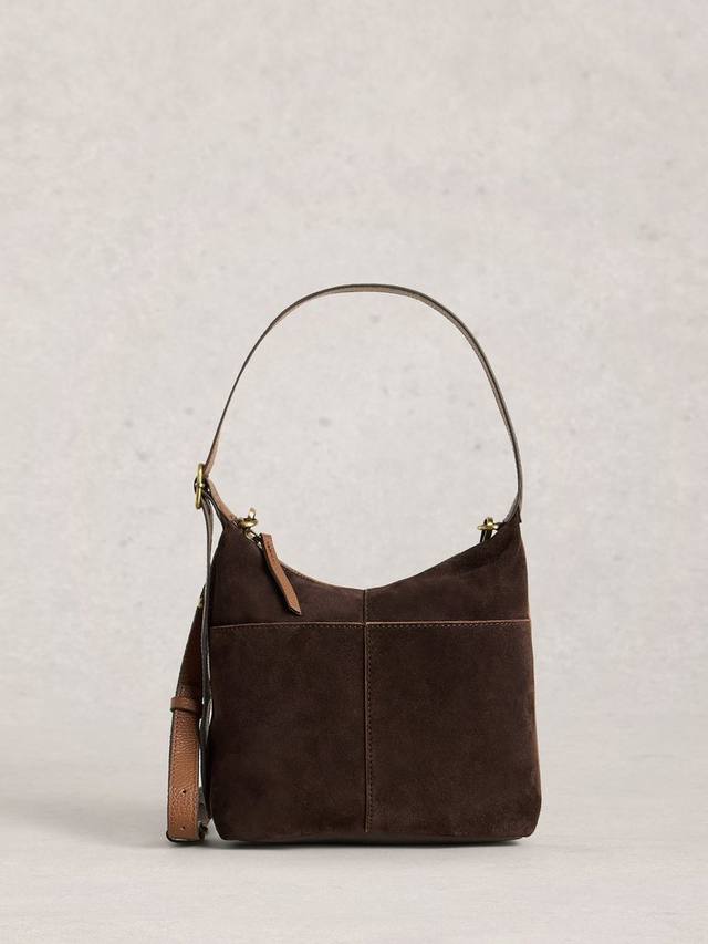 

Мини-сумка Sophie через плечо из замши White Stuff, Dk Brown