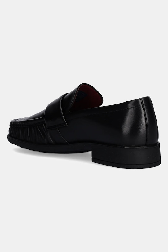 Кожаные мокасины Loafer Soft Nappa с плиссированным носком Tommy Hilfiger, черный — фото 3