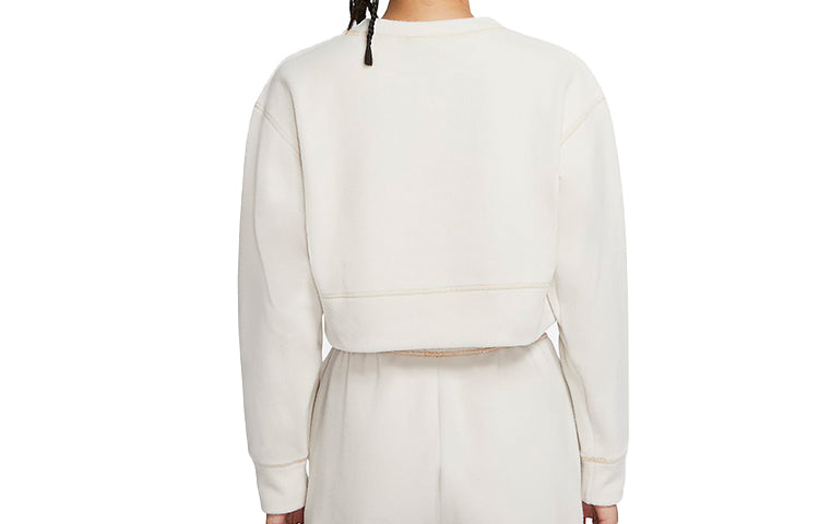Худи (WMNS) Nike Therma Icon Clash Short Long Sleeves Training Pullover Gold Color Hoodie — фото 2