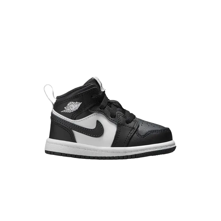 

Кроссовки Air Jordan 1 Mid TD Black Off Noir, черный