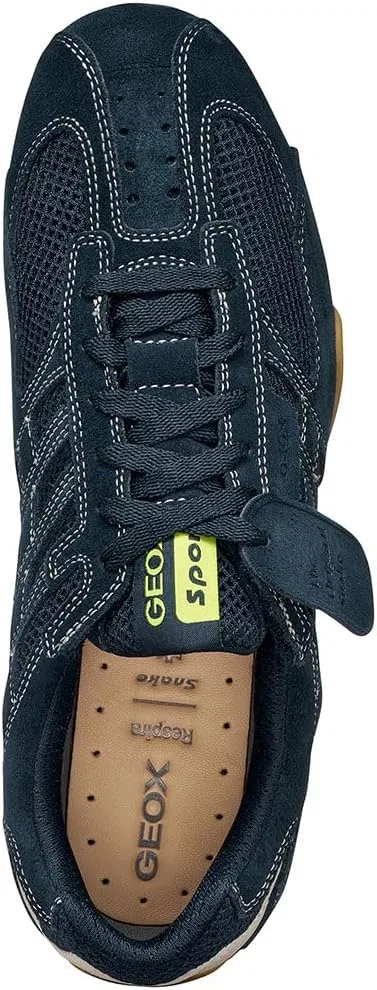 Мужские низкие кроссовки Geox Low U Snake Original A, Blue — фото 4