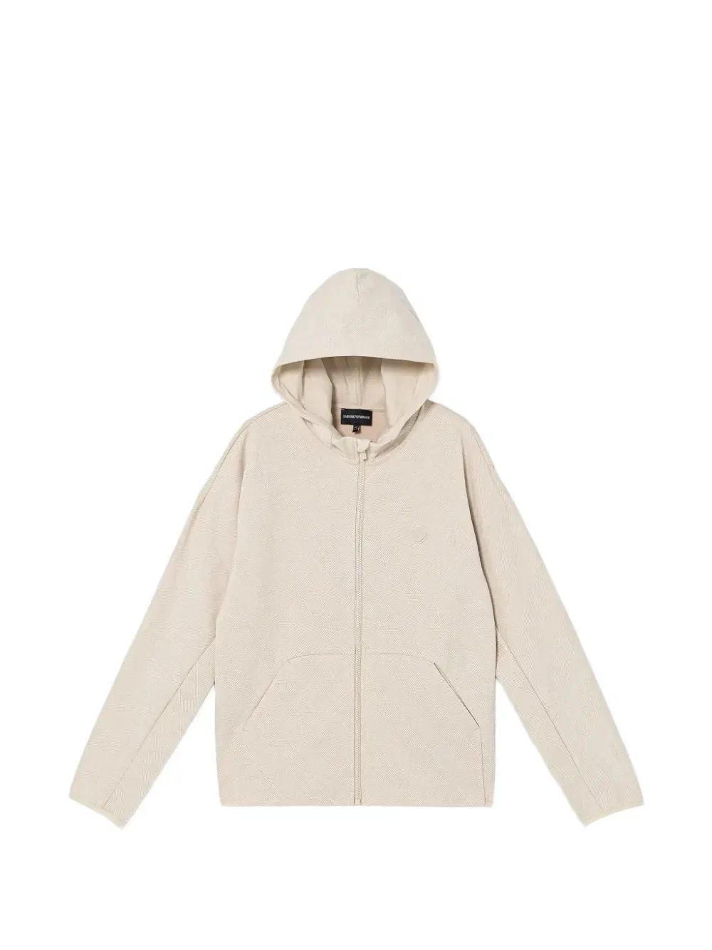 Толстовка на молнии Emporio Armani Kids, нейтральный