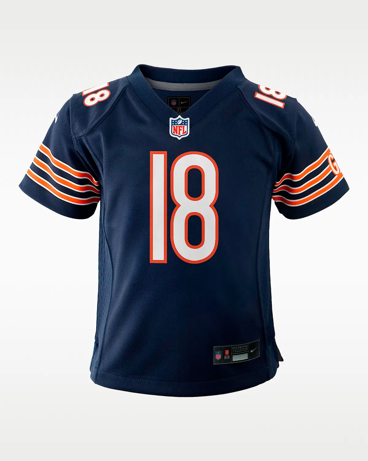 Детская большая футболка Nike NFL Game Jersey Caleb Williams Chicago Bears, Navy