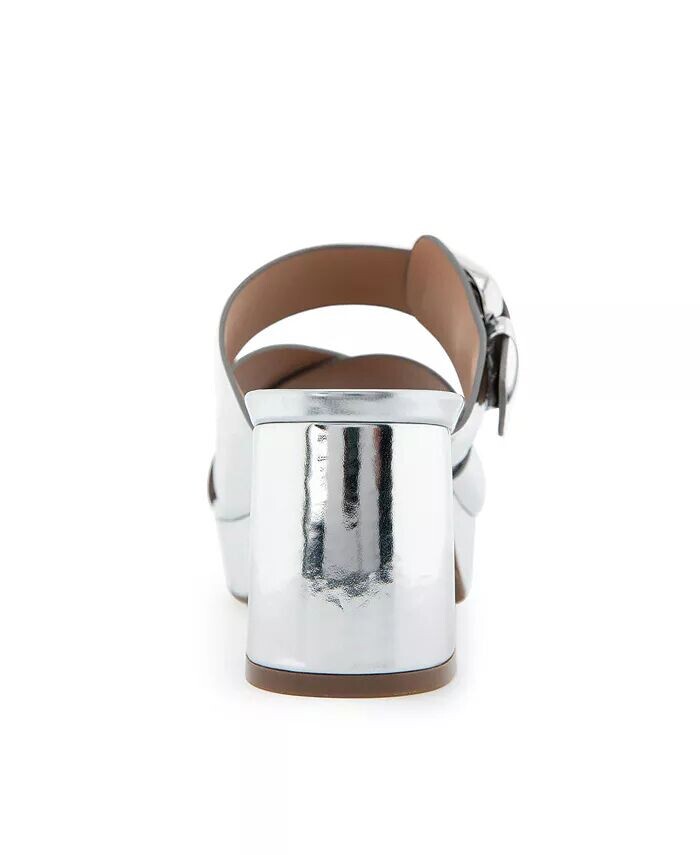 Женские слипоны на платформе с пряжкой Collin Aerosoles, серый — фото 3