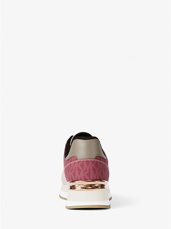 Кроссовки Hattie из комбинированных материалов Michael Kors, красный — фото 4