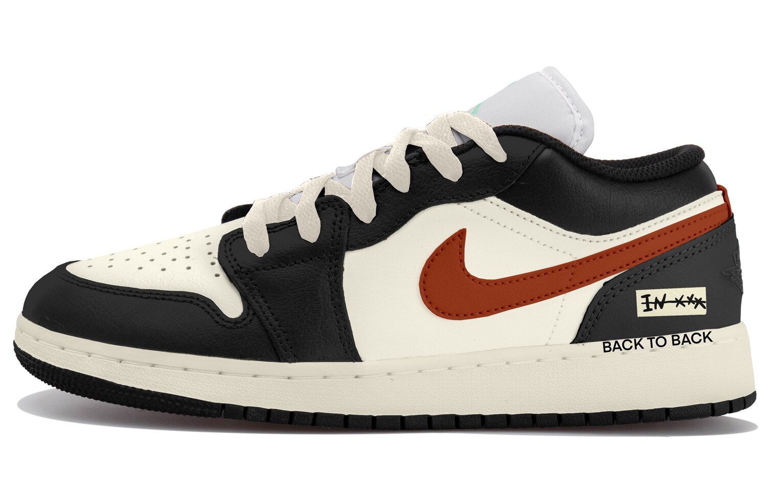 

Баскетбольные кроссовки Air 1 Vintage Men Low-Top Black/Red Jordan