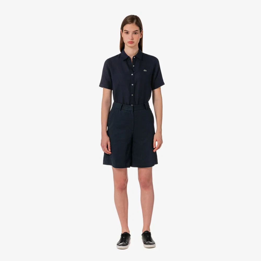 Бермуды Lacoste, тёмно-синие
