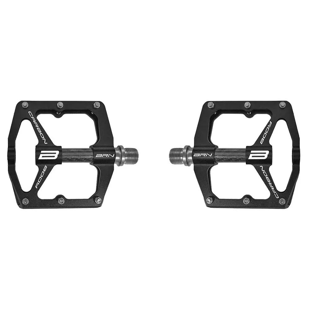 

Педали Brn Flat CNC Carbon 6 Pins, серебряный