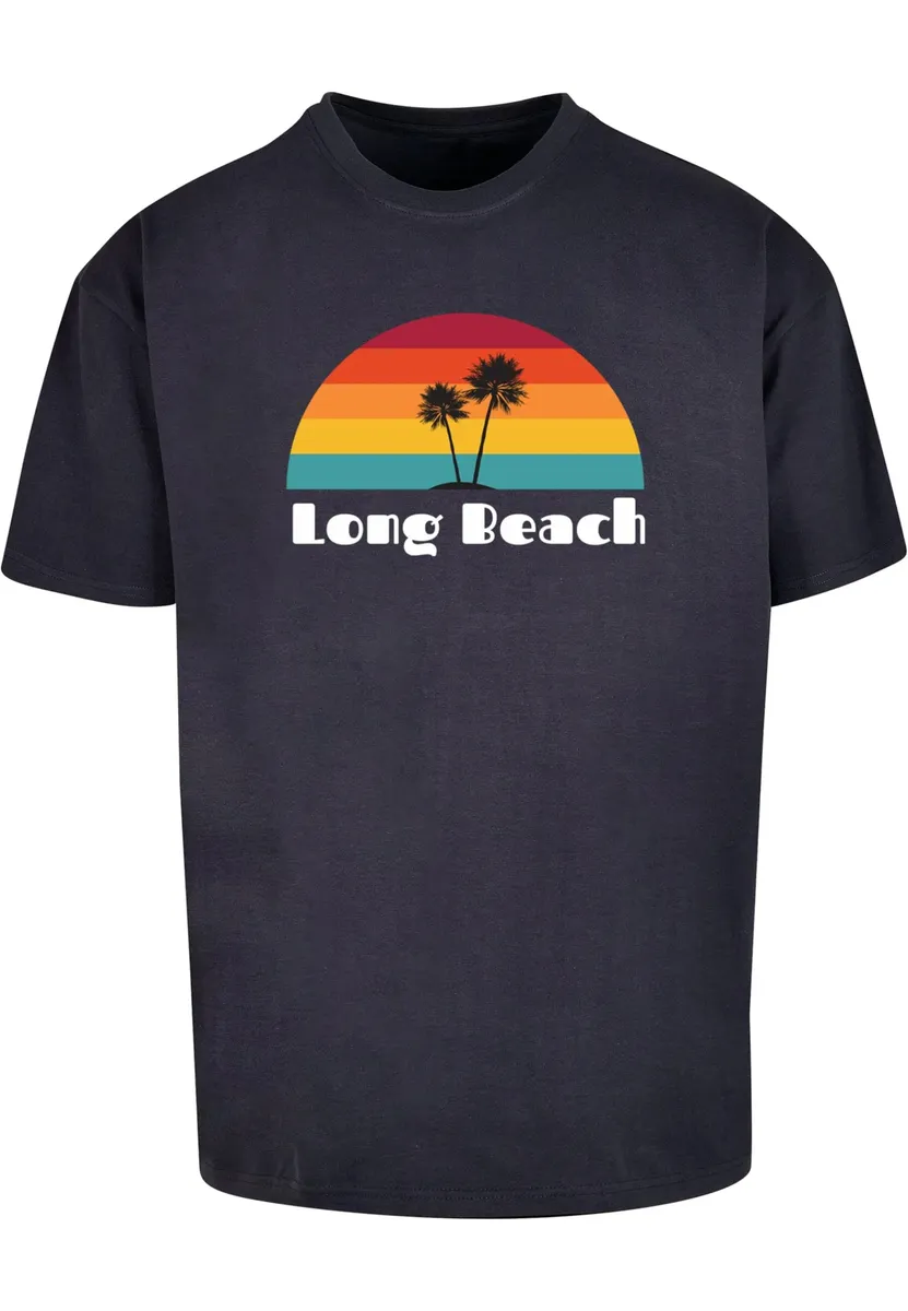 

Футболка Merchcode "Мужская футболка Merchcode Long Beach X Heavy Oversize", цвет морской волны