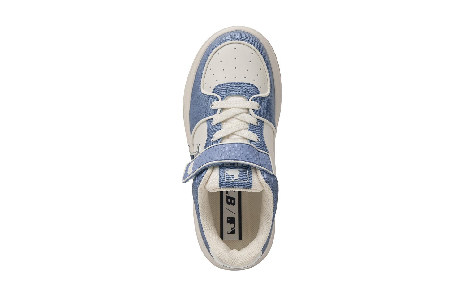 Детские кроссовки для скейтбординга Chunky Liner GS Low-top Blue/White Mlb, синий/белый — фото 4