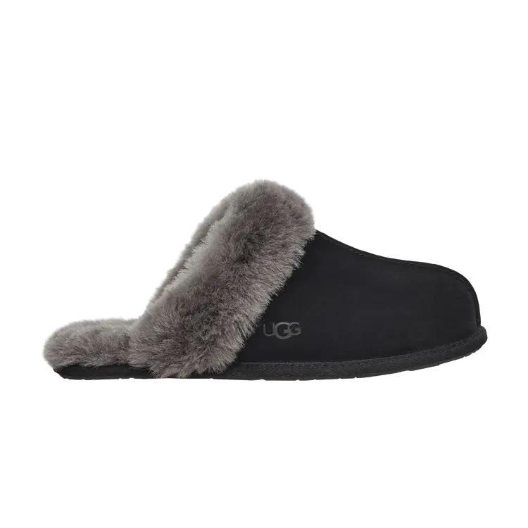 

Кроссовки UGG Wmns Scuffette II Black Grey, черный