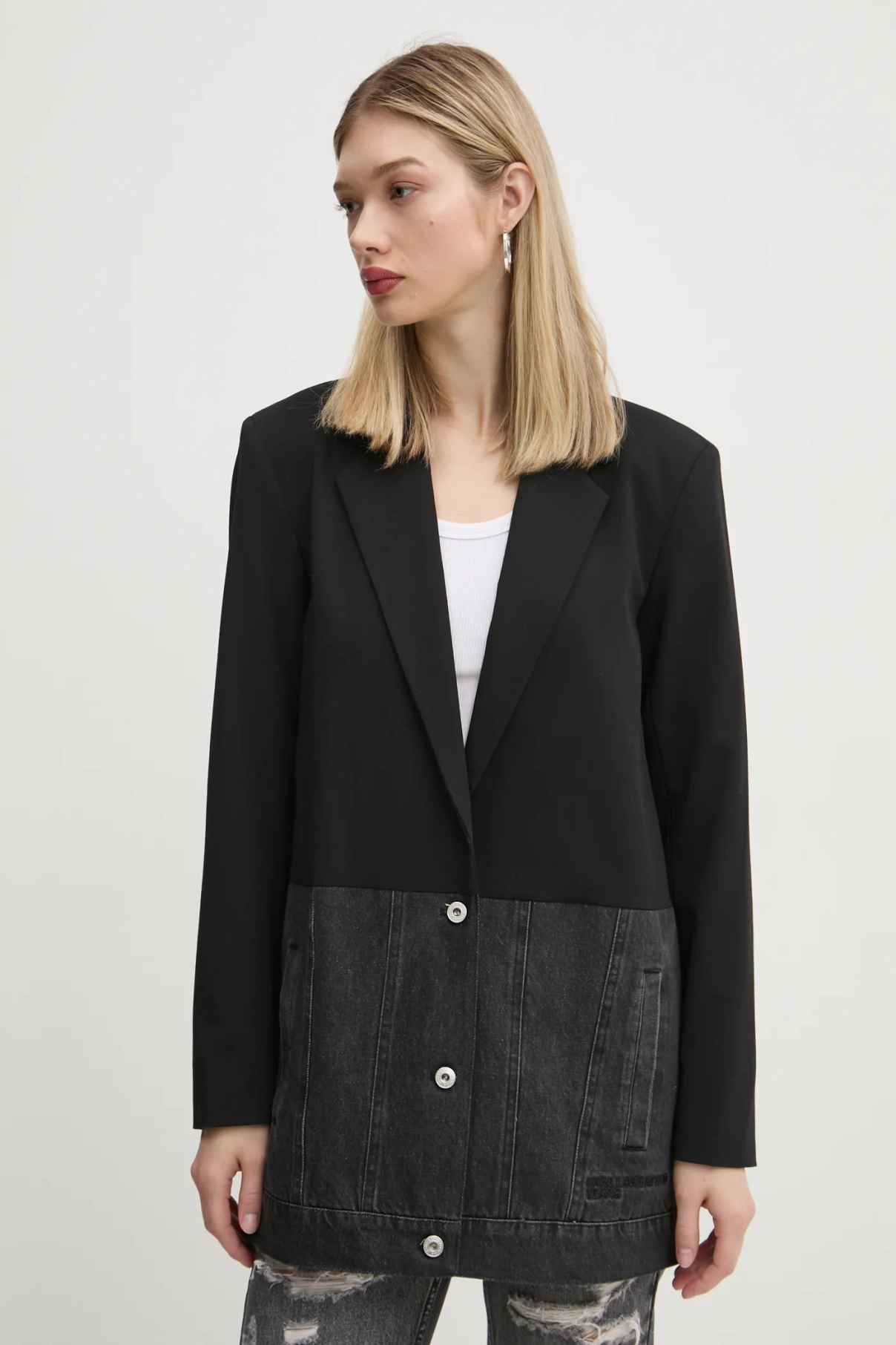 

Блейзер Karl Lagerfeld Jeans, черный