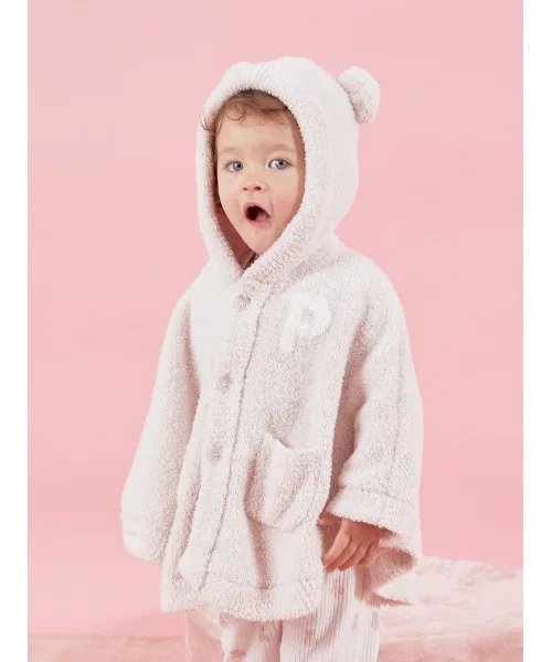 Пончо BABY Powder Bear голубое — фото 2