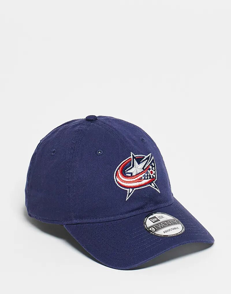 

Кепка New Era Columbus Blue Jacket 9twenty темно-синего цвета