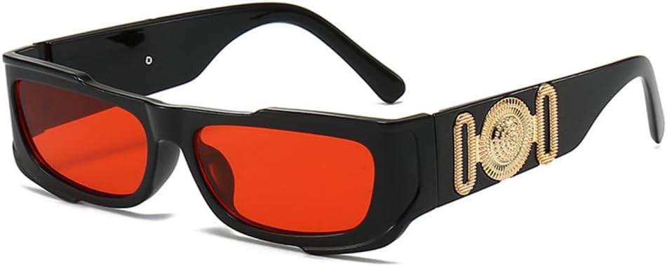 

Модные женские солнцезащитные очки в маленькой квадратной оправе, женские очки для активного отдыха в стиле хип-хоп, модные очки с защитой от ультрафиолета UV400 MTZJH, C7