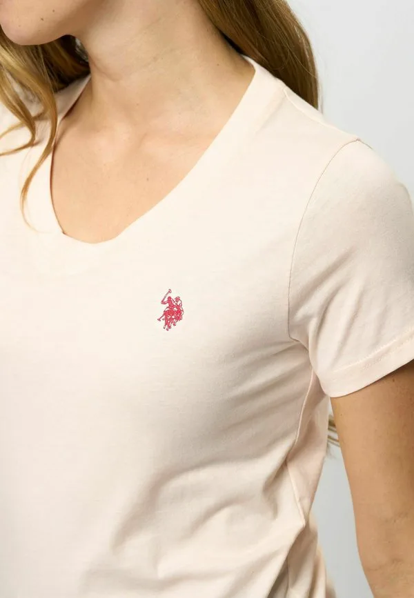 Простая футболка uwamy U.S. Polo Assn., Creole Pink — фото 4