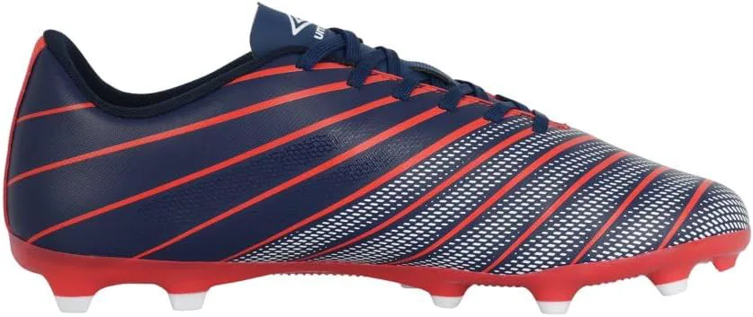 Мужские бутсы Umbro Velocita Elixir League FG, красный/белый/синий — фото 4