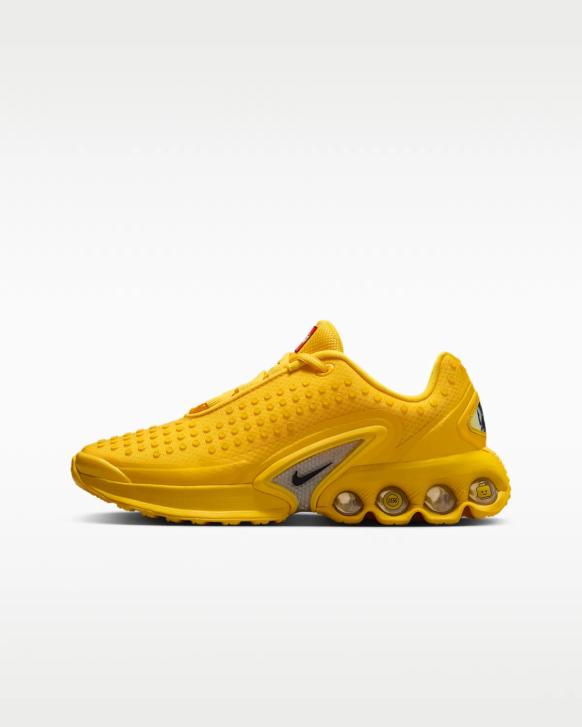Детские кроссовки Nike Air Max Dn x LEGO® Collection, Tour Yellow/Volt/Rush Red/Black