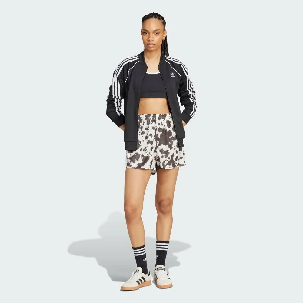 Шорты Originals из атласа Adidas, multicolor — фото 3