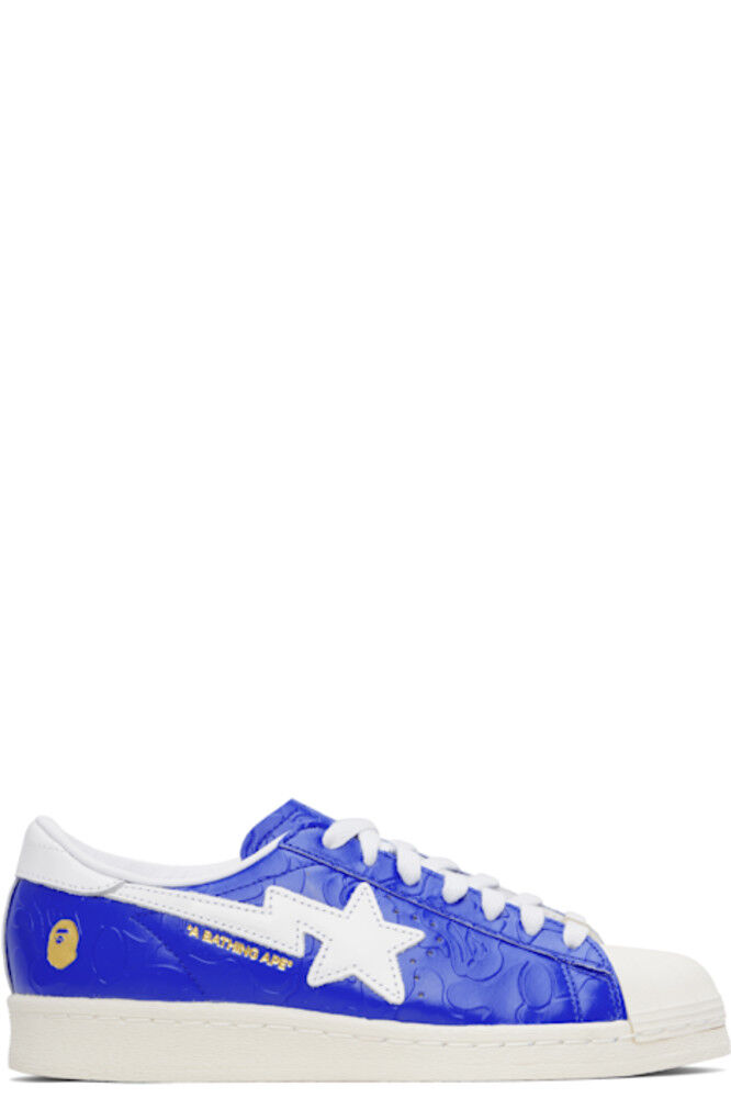 

Сине-белые кроссовки adidas Originals Edition SSTR BAPE