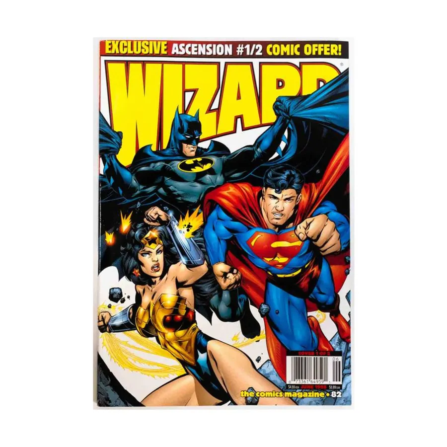 

Журнал #82 "Ascension, Justice League, Eightball", Wizard Magazine