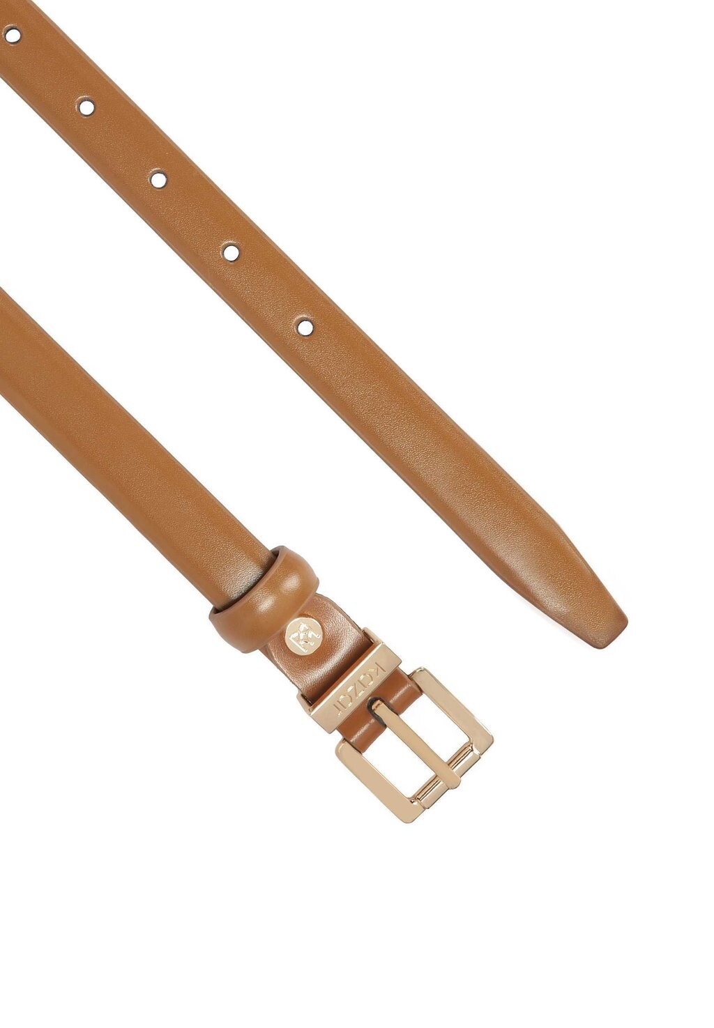 

Пояс WITH SQUARE BUCKLE Kazar, коричневый