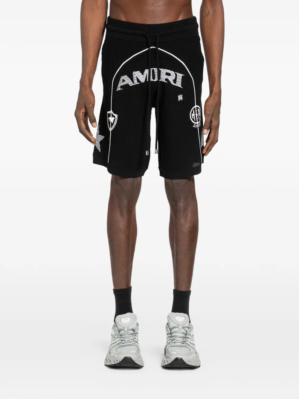 

Спортивные шорты с логотипом Amiri, черный