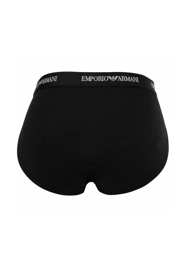 Трусы 3 pack briefs Emporio Armani, черный — фото 3