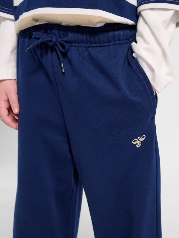 Спортивные штаны Hummel Hmljr jump boxy tracksuit bottoms, средневековый синий — фото 4