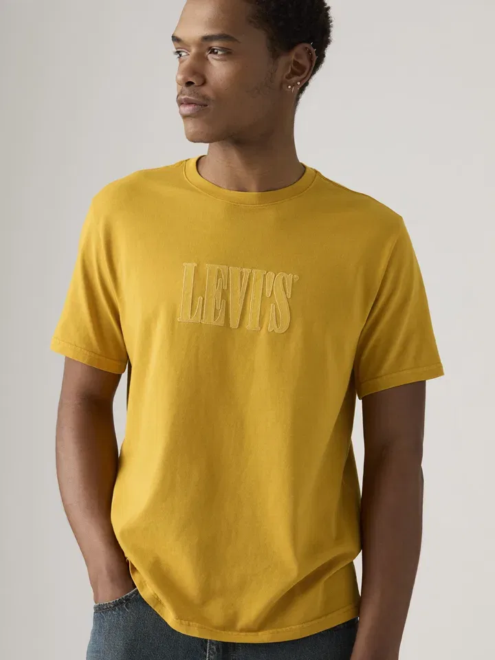 Футболка свободного кроя Levis, желтый — фото 4
