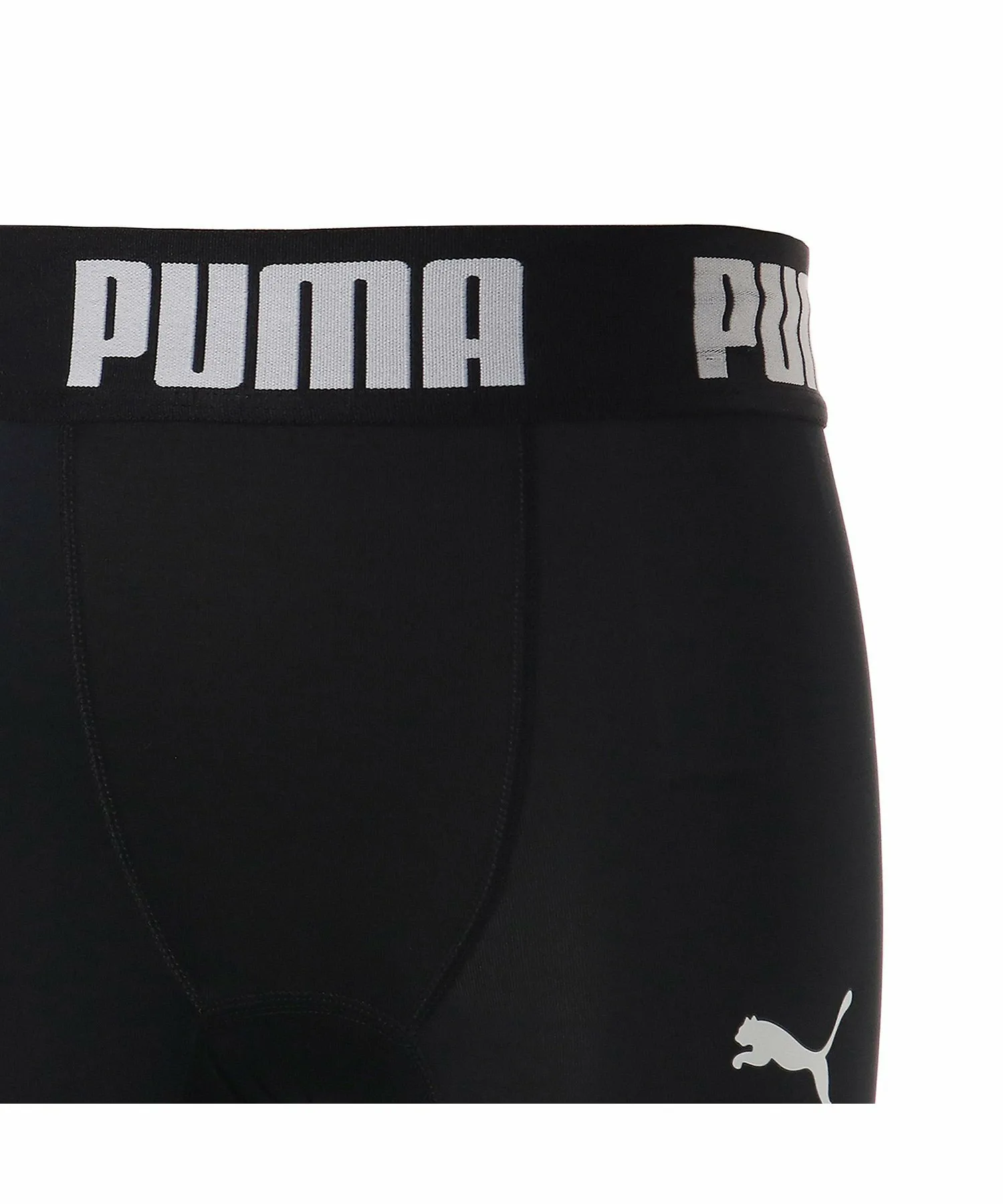 Детские компрессионные шорты-тайтсы для мальчиков, размеры 120-160 см PUMA, Puma Black — фото 4