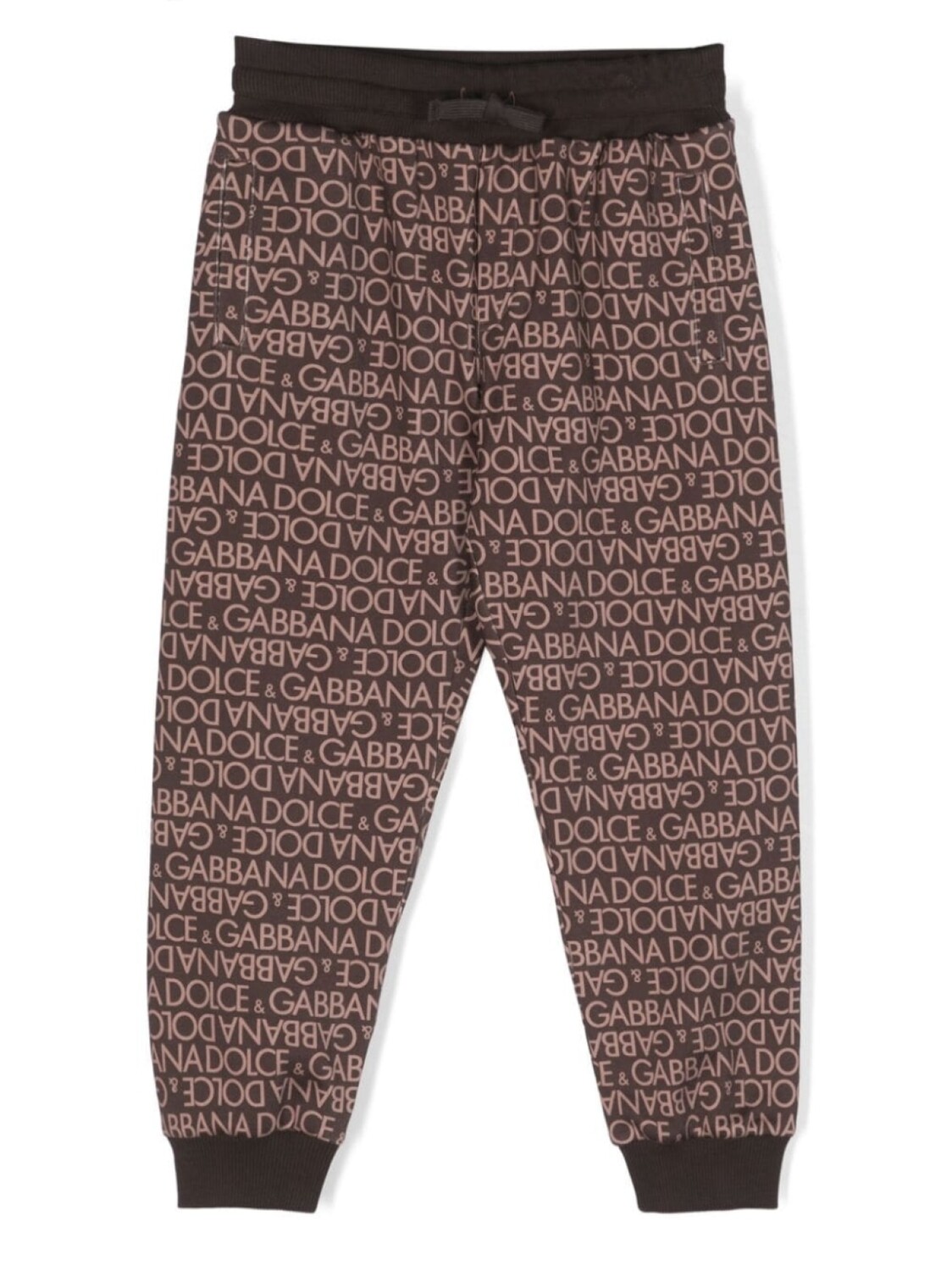 

Dolce & Gabbana спортивные брюки с логотипом, коричневый