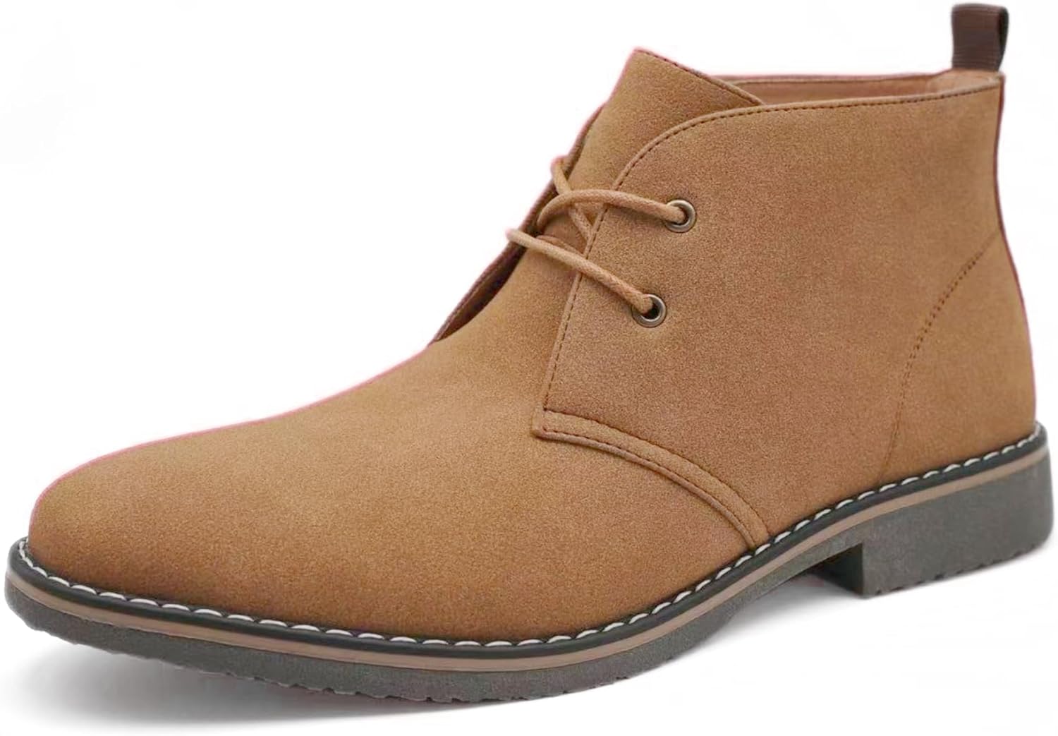 

Мужские классические повседневные ботинки-чукка с шнуровкой, отделка и шитье, дезерт на щиколотку Finishing & Sewing, коричневый