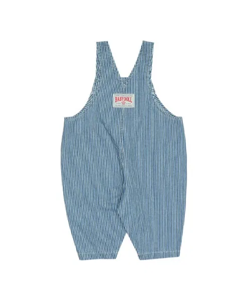 Детский хлопковый сарафан BABYDOLL 9630B тёмно-синий — фото 3