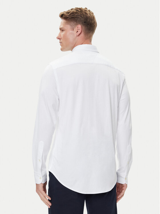 Рубашка slim fit Performance MW0MW39418 Tommy Hilfiger, белый — фото 3