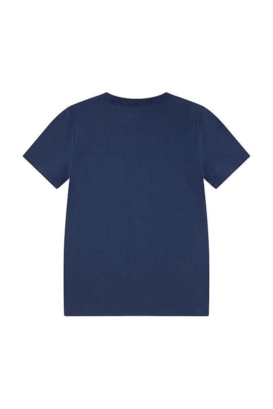 Детская хлопковая футболка SUNSET POCKET TEE с карманом Levi'S, темно-синий — фото 2